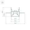 Оборудование Arlight 023863 Профиль FOLED-CEIL-CENTER-2000 (Arlight, Алюминий) по выгодной цене. Купить в Москве со скидкой.