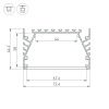 Оборудование Arlight 019879 Профиль KLUS-POWER-W70-2000 ANOD (Arlight, Алюминий) по выгодной цене. Купить в Москве со скидкой.
