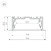 Оборудование Arlight 021178(1) Профиль с экраном S2-LINIA94-F-2500 ANOD+OPAL (Arlight, Алюминий) по выгодной цене. Купить в Москве со скидкой.