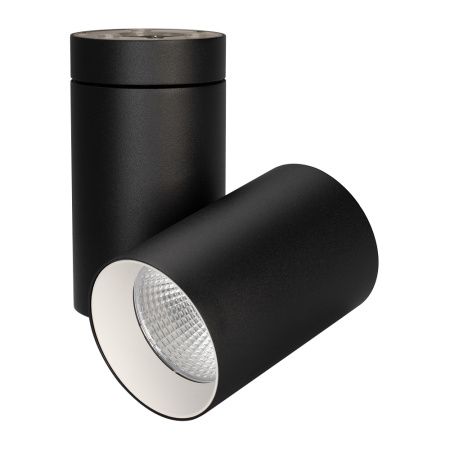 Arlight 027567 Светильник SP-POLO-SURFACE-TURN-R85-15W Warm3000 (BK-WH, 40 deg) (Arlight, IP20 Металл, 3 года)