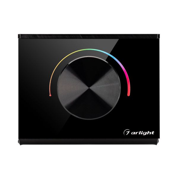 Оборудование Arlight 031957 Панель Rotary SMART-P100-RGB Black (3V, 2.4G) (Arlight, IP20 Пластик, 5 лет) по выгодной цене. Купить в Москве со скидкой.