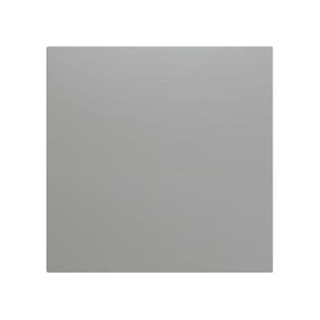 Zennio ZS70BCS ZS70, Крышка жалюзи 70x70 мм, Серебристый