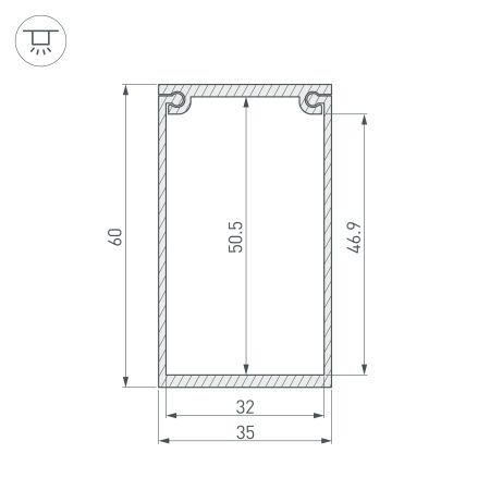 Оборудование Arlight 033079 Потолочный короб для блока питания SL-BOX-480 (Arlight, Алюминий) по выгодной цене. Купить в Москве со скидкой.
