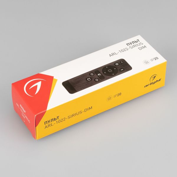 Оборудование Arlight 027143 Пульт ARL-1022-SIRIUS-DIM Black (1 зона, RF) (Arlight, IP20 Пластик, 2 года) по выгодной цене. Купить в Москве со скидкой.