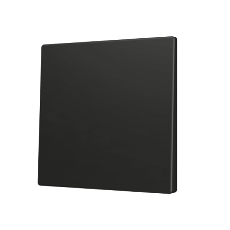 Zennio ZS70CSOFT12A ZS70, Накладка для кнопки Simple KNX Soft 70x70 мм, Наклон вверх и вниз, Антрацит