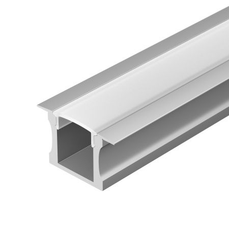 Arlight 018243 Профиль с экраном ALU-SLIM-H15-F-2000 ANOD+FROST (Arlight, Алюминий)