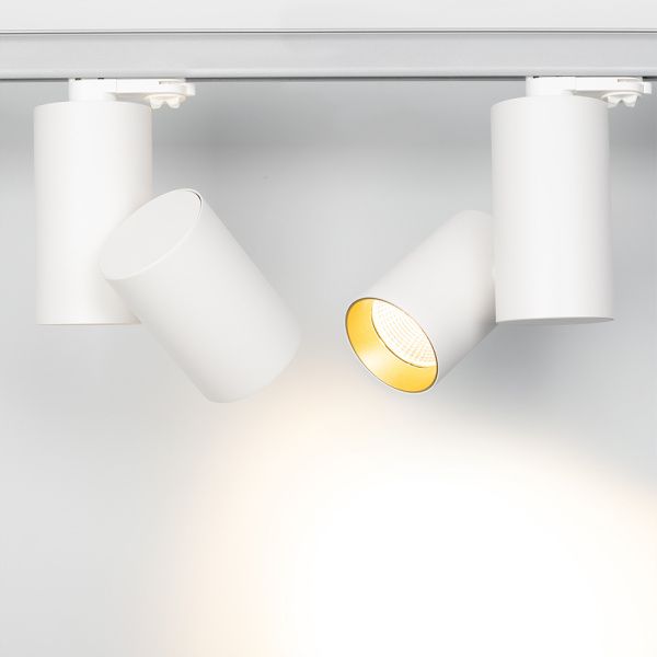 Оборудование Arlight 027439 Светильник SP-POLO-TRACK-TURN-R85-15W Warm3000 (WH-GD, 40 deg) (Arlight, IP20 Металл, 3 года) по выгодной цене. Купить в Москве со скидкой.