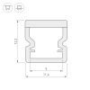 Оборудование Arlight 023302 Профиль WPH-LINE-1212-2000 OPAL (Arlight, Пластик) по выгодной цене. Купить в Москве со скидкой.