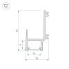 Оборудование Arlight 026715 Профиль ALM-EDGE-16-2000 ANOD (Arlight, Алюминий) по выгодной цене. Купить в Москве со скидкой.