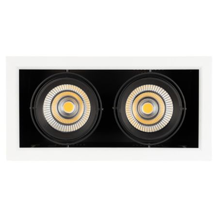 Оборудование Arlight 027927 Светильник CL-KARDAN-S375x190-2x25W Day4000 (WH-BK, 30 deg) (ARL, IP20 Металл, 3 года) по выгодной цене. Купить в Москве со скидкой.