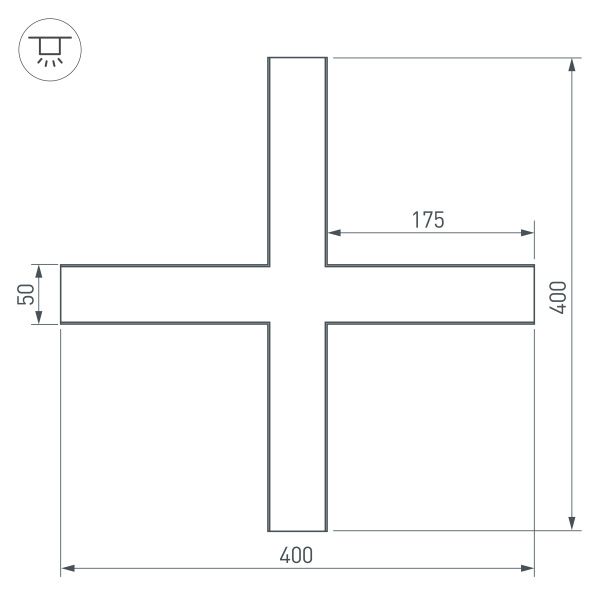 Оборудование Arlight 030118 Крестовина SL-LINE-5035 (Arlight, Металл) по выгодной цене. Купить в Москве со скидкой.