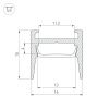 Оборудование Arlight 029847 Профиль MIC-H-COMFY-2000 ANOD BLACK (Arlight, Алюминий) по выгодной цене. Купить в Москве со скидкой.