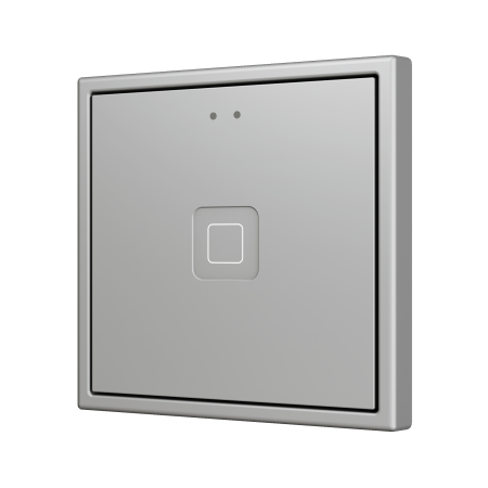 Zennio ZVITR70X1S Tecla RGB 70 X1. PC-ABS Емкостная кнопка с RGB-подсветкой, 70 x 70 пикселей, 1 кнопка