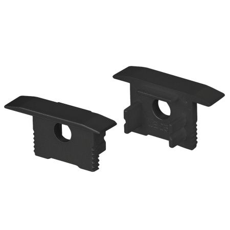 Arlight 037515 Заглушка SL-SLIM-H13M-F25 BLACK с отверстием (Arlight, Пластик)