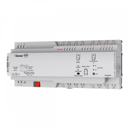 Zennio Многофункциональное устройство с источником питания, KNX-IP интерфейсом ALLinBOX 1612 ZPR1612