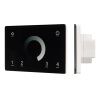 Arlight 028399 Панель Sens SMART-P79-DIM Black (230V, 4 зоны, 2.4G) (Arlight, IP20 Пластик, 5 лет)