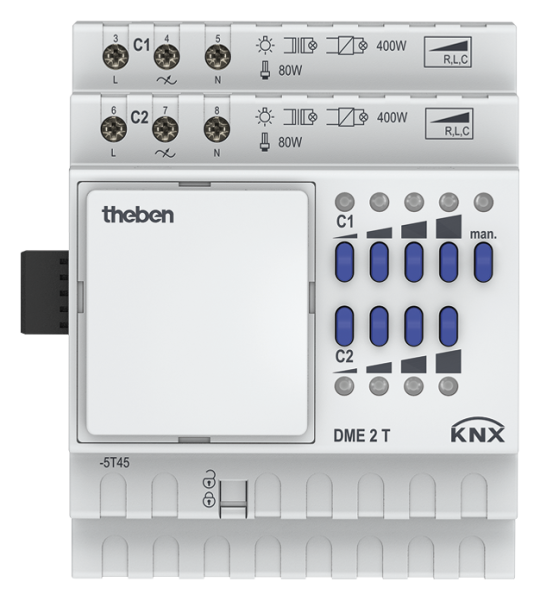 Оборудование Theben 4930275 2-х канальный универсальный светорегулятор линейки MIX2 DME 2 T KNX по выгодной цене. Купить в Москве со скидкой.