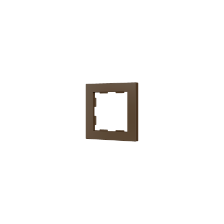 Zennio 980000103 ZS55, Рамка на 1 секцию, Мокко