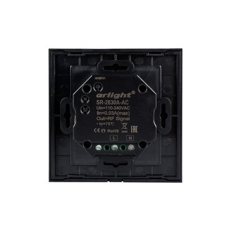 Оборудование Arlight 019574 Панель Sens SR-2830A-RF-IN Black (220V,DIM,4 зоны) (Arlight, IP20 Пластик, 3 года) по выгодной цене. Купить в Москве со скидкой.