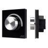 Arlight 028109 Панель SMART-P37-DIM-IN Black (230V, 1.2A, TRIAC, Rotary, 2.4G) (Arlight, IP20 Пластик, 5 лет)