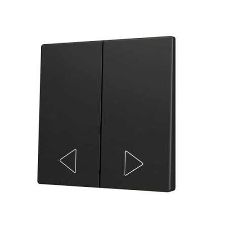 Zennio ZS70CSOFT22AC ZS70, Накладка для кнопки Double KNX Soft 70x70 мм, Наклон вниз, Антрацит, На заказ