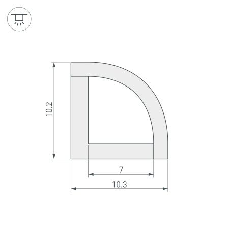 Оборудование Arlight 023301 Профиль WPH-KANT-H10-2000 OPAL (Arlight, Пластик) по выгодной цене. Купить в Москве со скидкой.