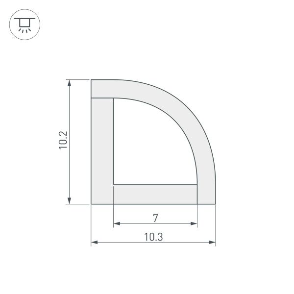 Оборудование Arlight 023301 Профиль WPH-KANT-H10-2000 OPAL (Arlight, Пластик) по выгодной цене. Купить в Москве со скидкой.