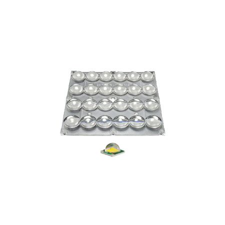 Arlight 016077 Блок линз 24B70-M120х120 (70°, 24x LED) (Turlens, -)