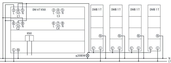 Оборудование Theben 4940275 4-х канальный универсальный светорегулятор FIX2 DM 4 T KNX по выгодной цене. Купить в Москве со скидкой.