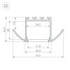Оборудование Arlight 016444 Профиль PLS-LOCK-H25-FA-2000 ANOD (Arlight, Алюминий) по выгодной цене. Купить в Москве со скидкой.