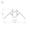Оборудование Arlight 023868 Профиль ARH-DECORE-S12-INT-2000 ANOD внутренний (Arlight, Алюминий) по выгодной цене. Купить в Москве со скидкой.