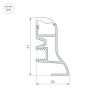 Оборудование Arlight 026604 Профиль ARH-PLINTUS-2000 ANOD (Arlight, Алюминий) по выгодной цене. Купить в Москве со скидкой.