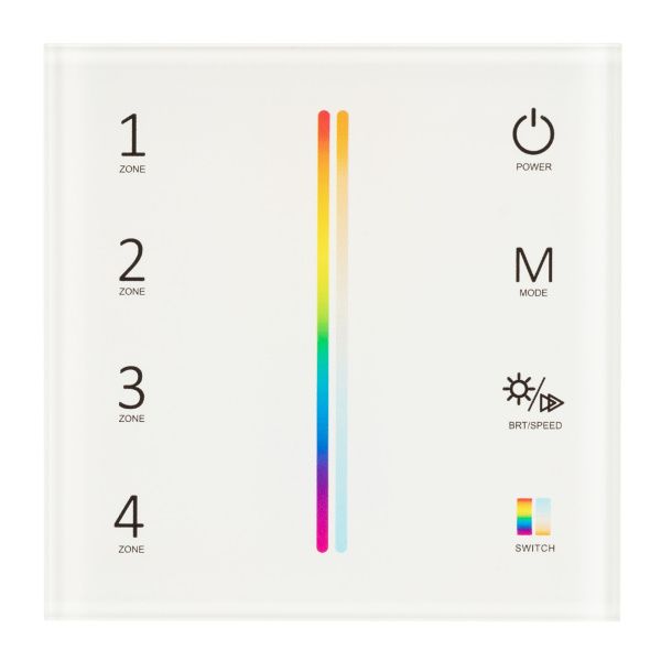 Оборудование Arlight 028309 Панель Sens SMART-P55-MULTI White (3V, 4 зоны, 2.4G) (Arlight, IP20 Пластик, 5 лет) по выгодной цене. Купить в Москве со скидкой.