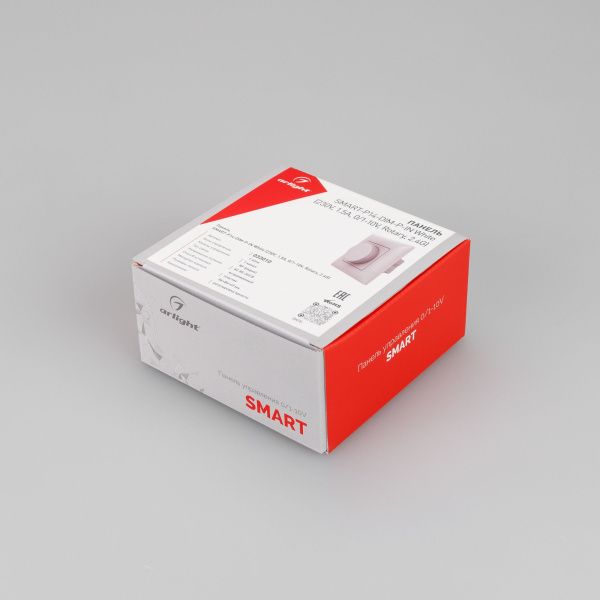 Оборудование Arlight 033010 Панель SMART-P14-DIM-P-IN White (230V, 1.5A, 0/1-10V, Rotary, 2.4G) (Arlight, IP20 Пластик, 5 лет) по выгодной цене. Купить в Москве со скидкой.