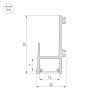 Оборудование Arlight 026714 Профиль ALM-EDGE-12-2000 ANOD (Arlight, Алюминий) по выгодной цене. Купить в Москве со скидкой.