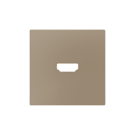 Zennio 830002504 ZS55, Крышка для HDMI-разъема 55x55 мм, Шампанское