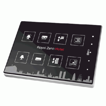 Zennio ZVI-TMDP8 Выключатель сенсорный KNX Touch-MyDesign Plus, цвет: Цвет на выбор