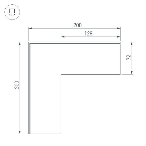 Оборудование Arlight 030131 Угол SL-LINIA55-FANTOM внешний (Arlight, Металл) по выгодной цене. Купить в Москве со скидкой.