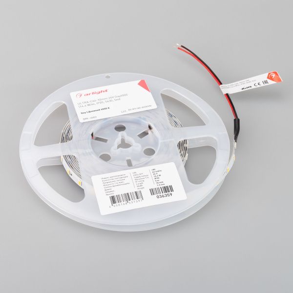 Оборудование Arlight 036359 Светодиодная лента ULTRA-C64-10mm 24V Day4000 (14.4 W/m, IP20, 5630, 5m) (Arlight, Открытый) по выгодной цене. Купить в Москве со скидкой.