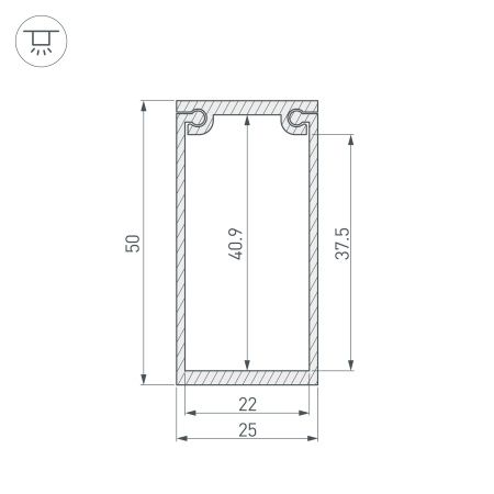 Оборудование Arlight 033077 Потолочный короб для блока питания SL-BOX-440 (Arlight, Алюминий) по выгодной цене. Купить в Москве со скидкой.