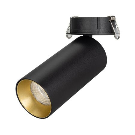 Arlight 027254 Светильник SP-POLO-BUILT-R65-8W Warm3000 (BK-GD, 40 deg) (Arlight, IP20 Металл, 3 года)
