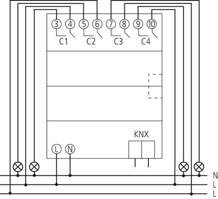 Оборудование Theben 4930223 4-м канальный релейный актуатор. Линейка MIX2 RMG 4 U KNX по выгодной цене. Купить в Москве со скидкой.