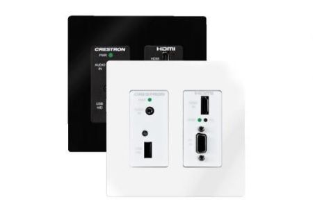 Crestron DM-TX-200-C-2G-B-T Настенная пластина DigitalMedia 8G + ® Transmitter 200, черная текстурированная