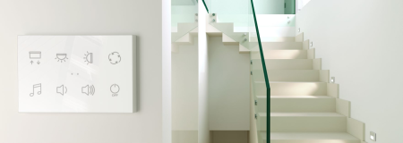 Оборудование Zennio Flat XL X6. Стеклянный сенсорный выключатель - 6 кнопки, цвет: произвольный ZVIFXLX6 по выгодной цене. Купить в Москве со скидкой.