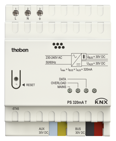 Theben 9070957 Источник питания KNX 320 mA PS 320 mA T KNX