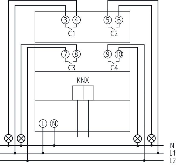 Оборудование Theben 4940210 Актуатор: 4 каналов реле С-Load с измерением тока FIX1 RM 4 I KNX по выгодной цене. Купить в Москве со скидкой.