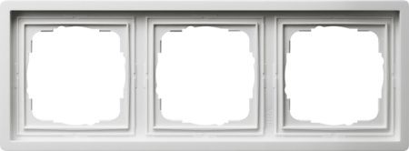 Gira 0213 112 Установочная рамка Gira F100 Белый глянцевый
