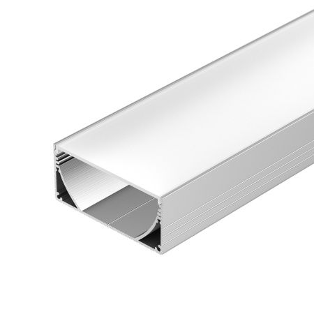 Arlight 019097 Профиль с экраном ALU-POWER-W80N-2000 ANOD+FROST (Arlight, Алюминий)