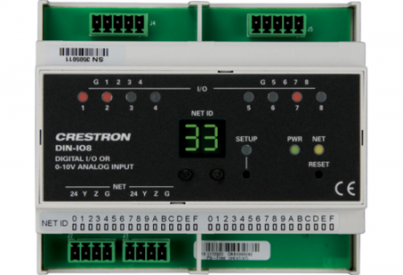 Crestron DIN-IO8 Модуль входа/выхода