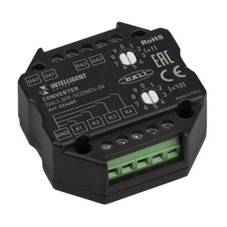 Arlight 026485 INTELLIGENT ARLIGHT Конвертер DALI-309-SCENES-IN (DALI bus) (Arlight, -)
